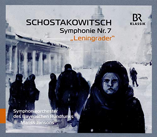CD cover for Shostakovich's Symphony No. 7, featuring a snowy scene.