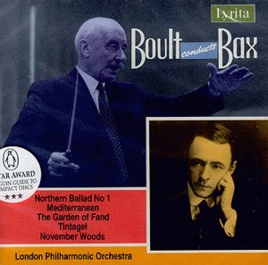 CD cover featuring conductors Boult and Bax, with tracklist details.