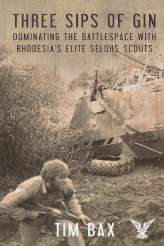 Book cover showing a soldier holding a rifle near an armored vehicle in brush.