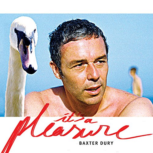 Baxter Dury album cover featuring a man and a white swan.