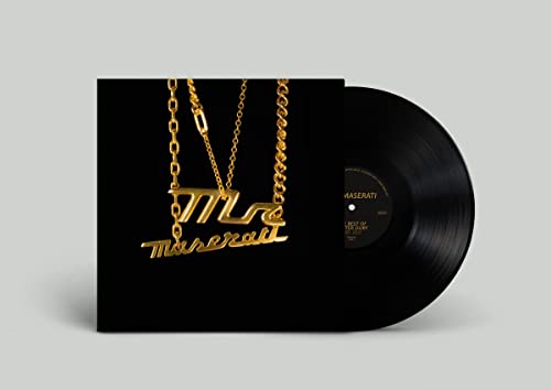 Baxter Dury “Mr. Maserati” vinyl record with gold necklace on cover.