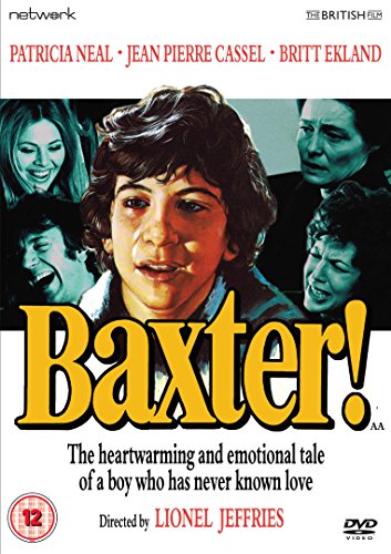 DVD cover for “Baxter!” featuring a young boy and supporting actors.