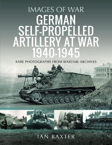 Book cover showing German self-propelled artillery with soldiers in a wartime field setting.