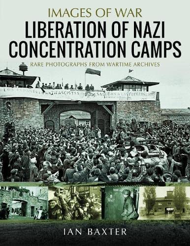 Book cover depicting liberation of a Nazi concentration camp, crowds visible.