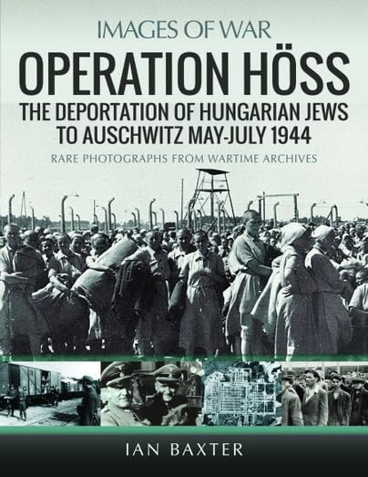 Book cover depicting wartime deportation of Hungarian Jews to Auschwitz.