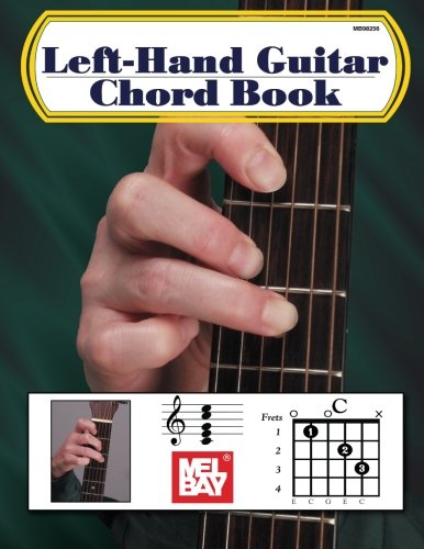 Guitar chord book cover showing a left hand fretting notes.