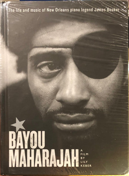 DVD cover featuring a black and white portrait of jazz pianist James Booker.