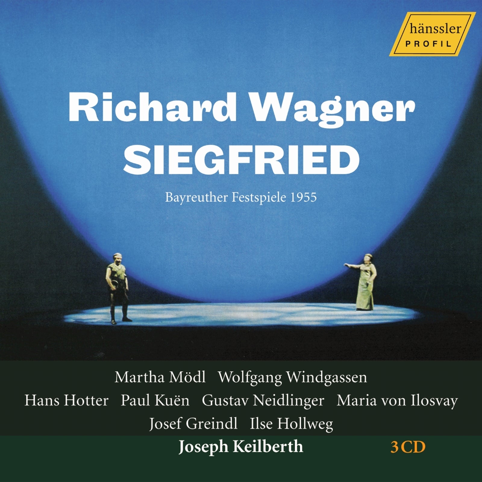 CD cover for Wagner’s “Siegfried” live recording from Bayreuther Festspiele 1955.