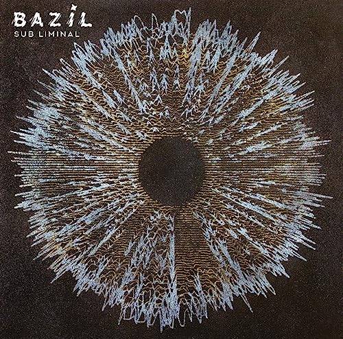 CD cover for Bazil’s “Sub Liminal” featuring an abstract, spiky golden flower.