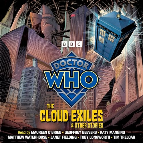 Doctor Who audio annual cover featuring the TARDIS above a futuristic city.