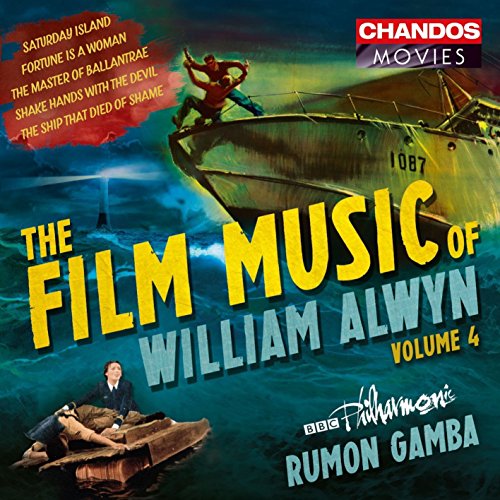 CD cover for “The Film Music of William Alwyn Volume 4” by BBC Philharmonic.