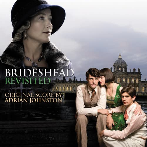 CD cover for “Brideshead Revisited” featuring actors and a stately home.