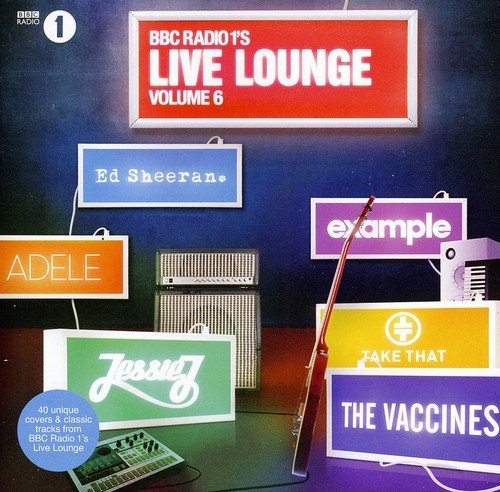 BBC Radio 1's Live Lounge Volume 6 CD cover with artist names and guitar.