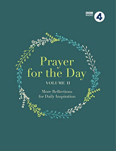 Book cover: "Prayer for the Day Volume II" with floral wreath design.