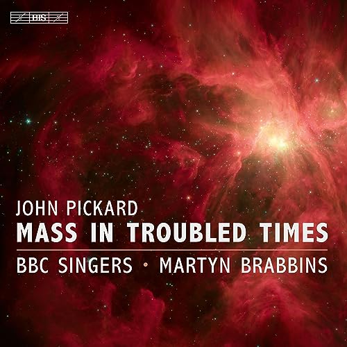 CD cover with fiery nebula image and text: "John Pickard - Mass...