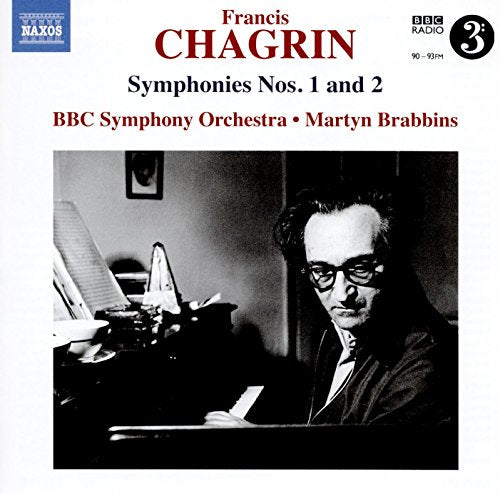 CD cover featuring black and white portrait of composer Francis Chagrin.