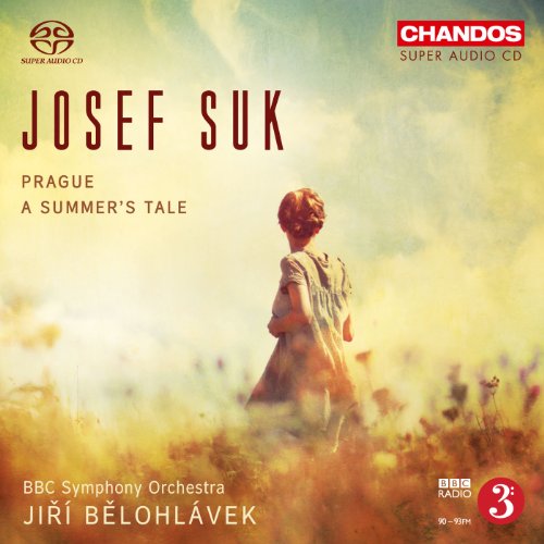 CD cover for Josef Suk’s “Prague, A Summer’s Tale” with a girl in a field.