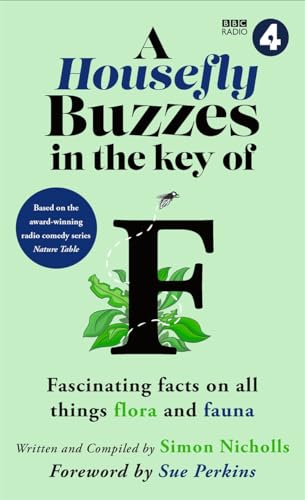 Book cover: a housefly above a large letter “F” with green leaves.