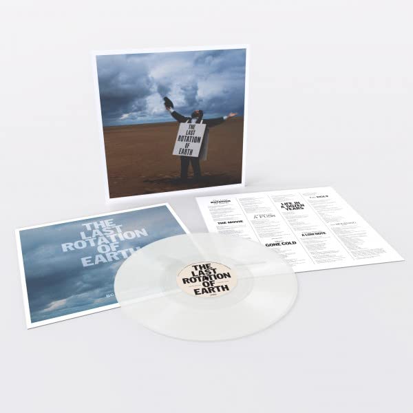 Vinyl record, sleeve, and lyric sheet for Bc Camplight's The Last Rotation Of Earth.