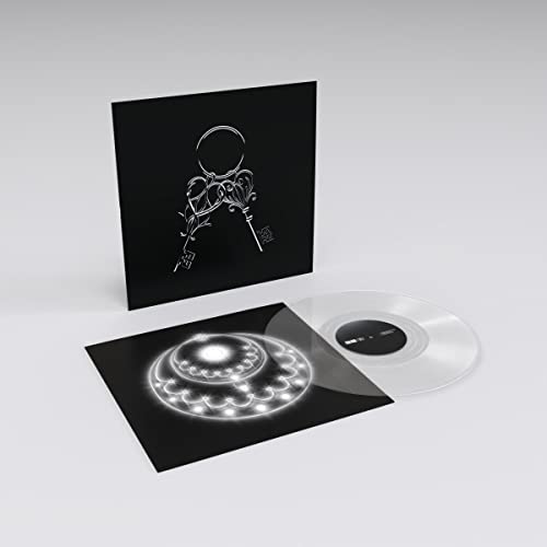 Beach House "Become" vinyl record with clear disc and black cover art.