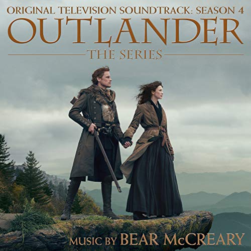 Outlander Season 4 soundtrack CD cover featuring Jamie and Claire Fraser.