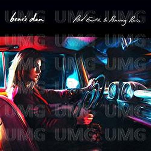 Woman driving a car at night, album cover for Bear's Den.