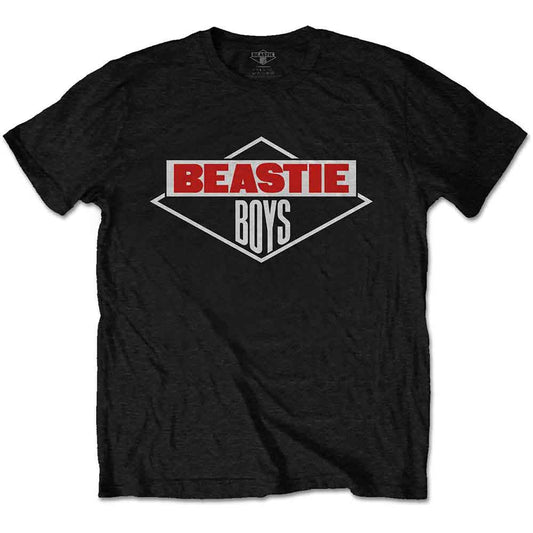 Grey t-shirt featuring a diamond-shaped Beastie Boys band logo on the chest.