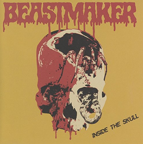Beastmaker album cover: a distressed skull with dripping red paint.