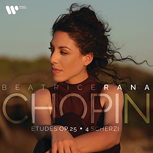 CD case featuring pianist Beatrice Rana, Chopin album cover art.