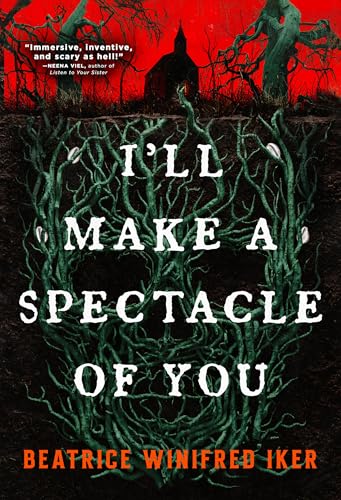 Book cover featuring white text over a skull shape formed by green tree roots.