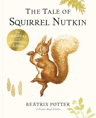 Cover of "The Tale of Squirrel Nutkin" featuring a squirrel illustration.