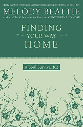 Book cover with green and pale green floral design, titled “Finding Your Way Home.”