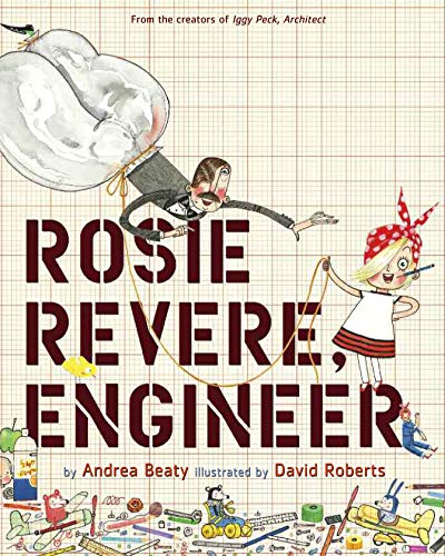 Book cover showing a girl with a red headscarf, a man, and various mechanical tools.