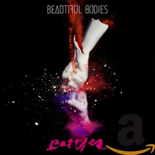 CD cover: hands tearing paper with red and blue splatter effect.