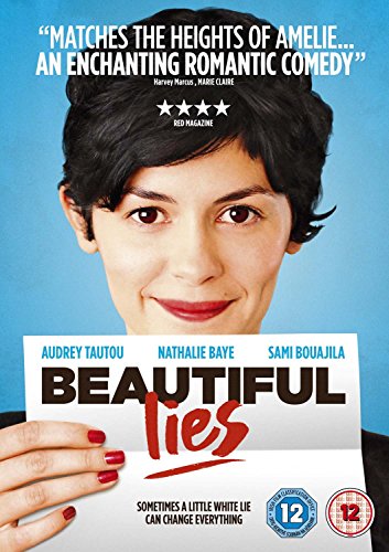DVD cover for "Beautiful Lies" featuring Audrey Tautou’s portrait.