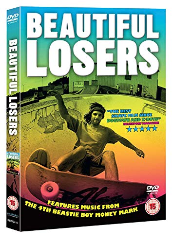 DVD cover for “Beautiful Losers” featuring a skateboarder in mid-air.