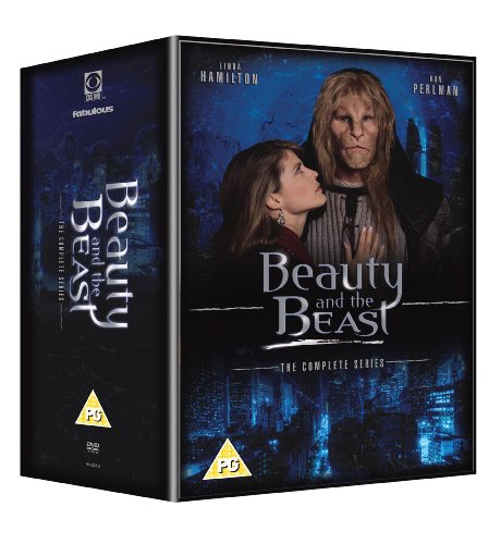 DVD box set cover for Beauty and the Beast featuring Linda Hamilton and Ron Perlman.