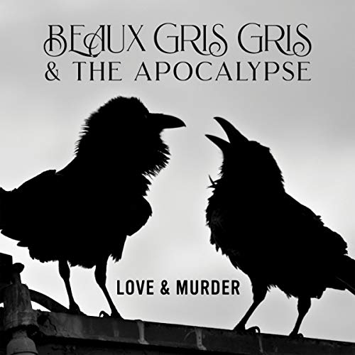 Album cover: black and white image of two crows against a sky.