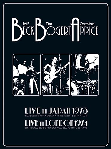 CD cover for Beck, Bogert & Appice live album from 1973-1974.