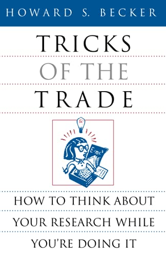 Book cover: "Tricks of the Trade" with illustration of a thinking person.