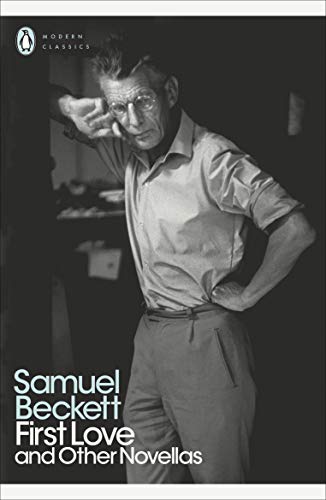 Penguin Modern Classics book cover featuring a black and white portrait of Samuel Beckett.