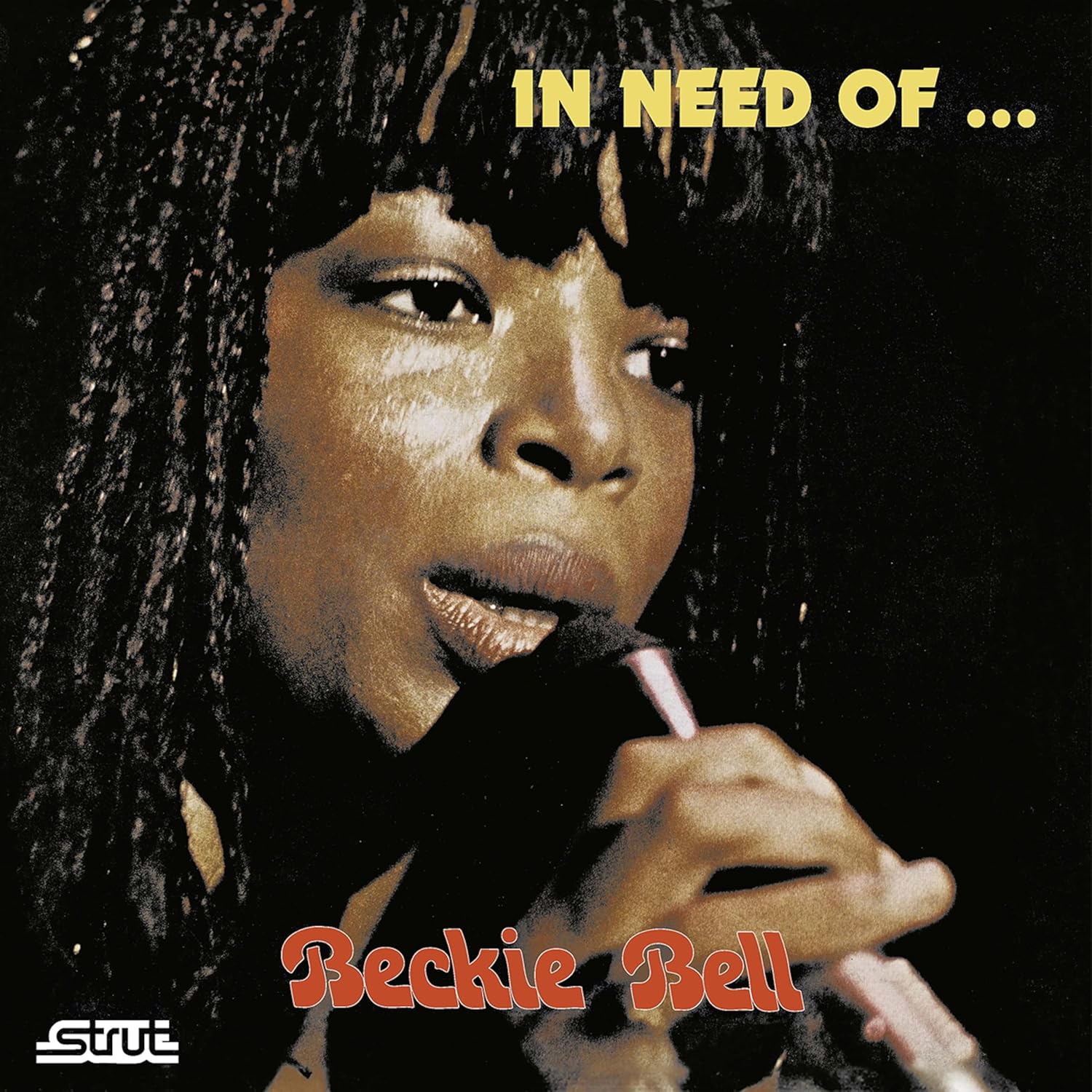 Record album cover featuring portrait of Beckie Bell with text details.