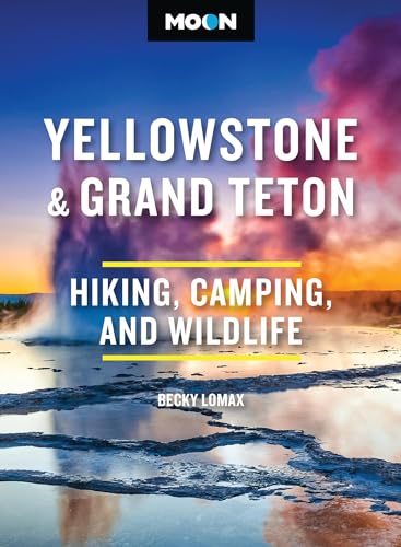 Book cover for Yellowstone & Grand Teton hiking, camping, and wildlife guide.