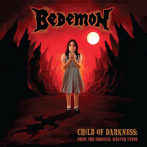CD cover: young girl in grey dress stands in a dark, rocky landscape.
