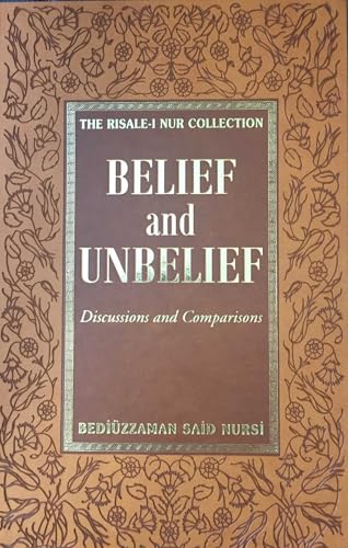 Book cover for "Belief & Unbelief" with ornate brown and gold design.