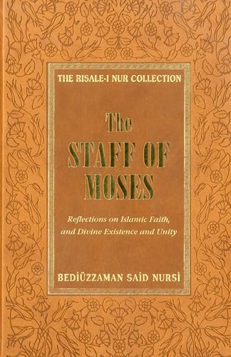 Book cover: “The Staff of Moses” with ornate floral border.