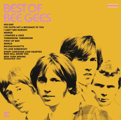 CD cover for “Best Of Bee Gees, Vol. 1” featuring the band’s portrait.