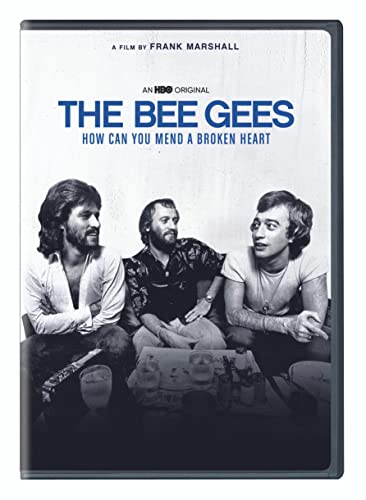 DVD cover for “The Bee Gees: How Can You Mend a Broken Heart” documentary.