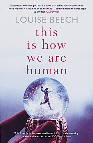 Book cover featuring a hand holding a snow globe containing a silhouette of someone.