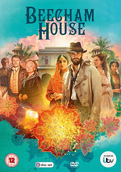 "Beecham House DVD cover featuring a group of people in 18th-century attire."